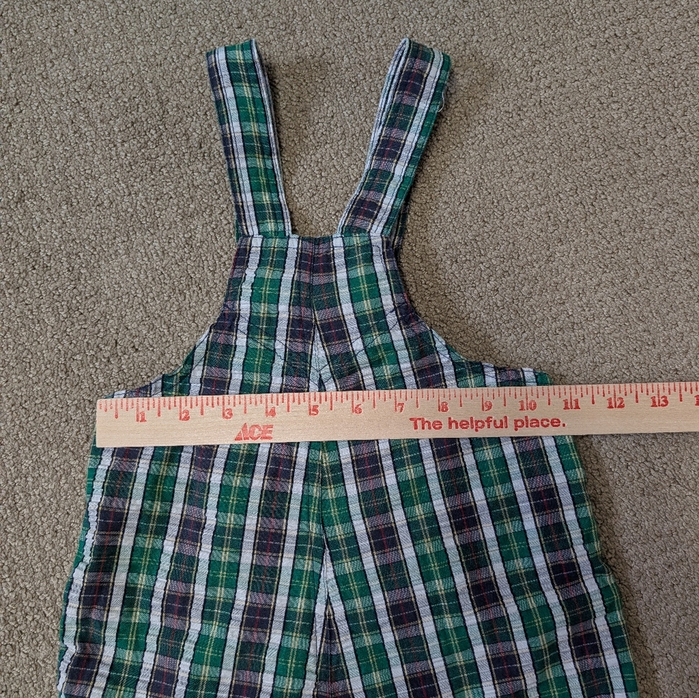 Vintage Winnie The Pooh Baseball Overalls 100 Acre Collection Baby Toddler 18m - Picture 7 of 7